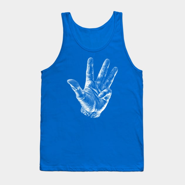 Hand Gesture Tank Top by CatCoconut-Art